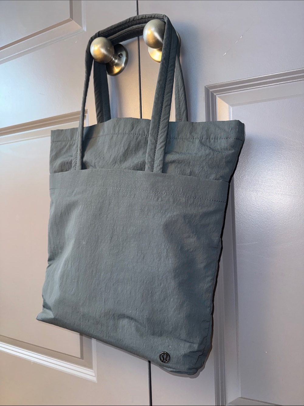 lululemon City Adventurer Tote Bag | Laptop Sleeve | Teal Grey
